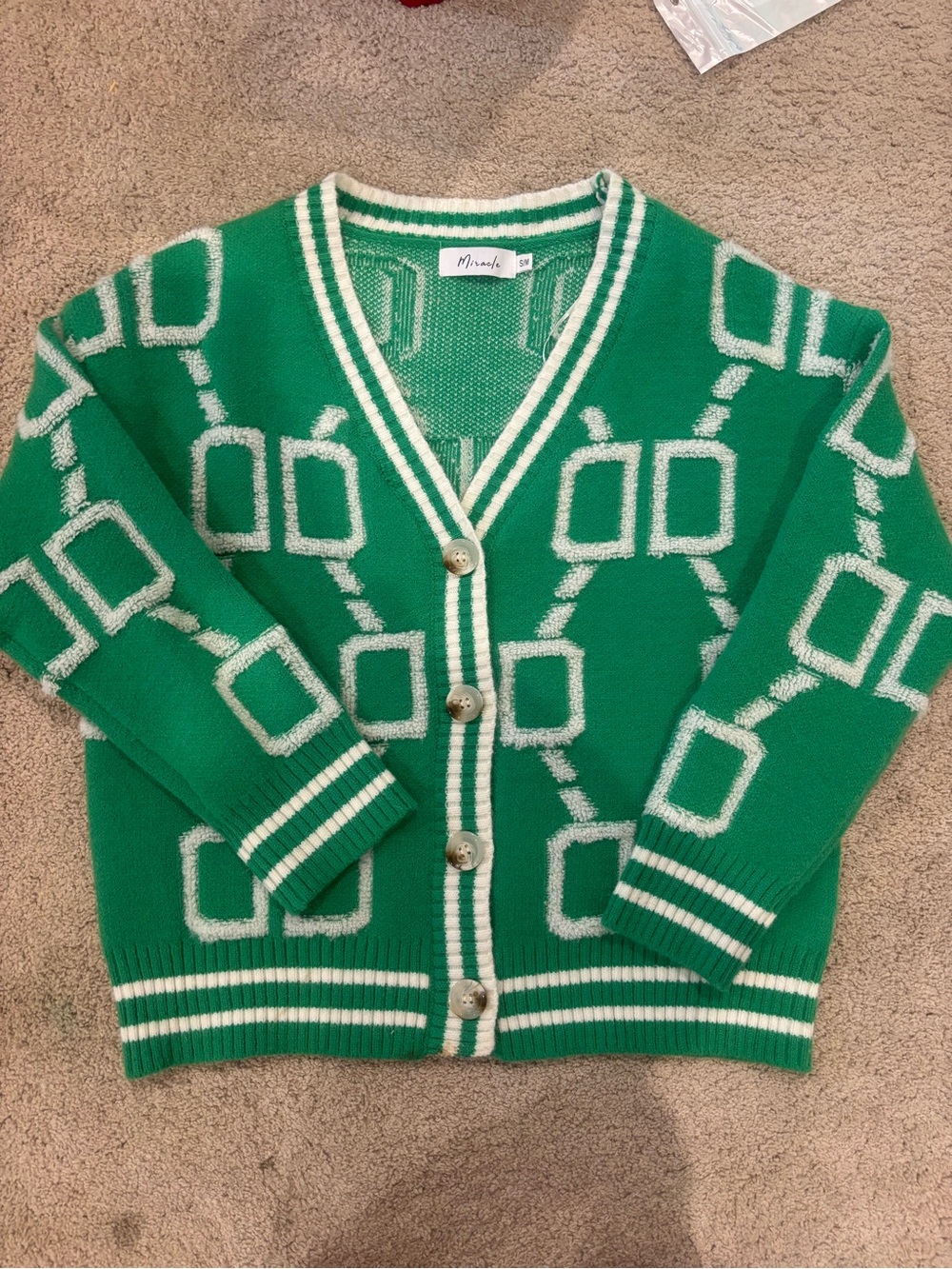 V-Neck Cardigan Sweater - Picture 2 of 5